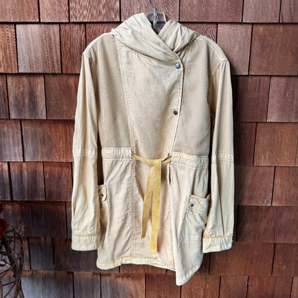 Sundance Maize Hooded Snap Front Utility Jacket in Women's X-Large - Picture 1 of 10